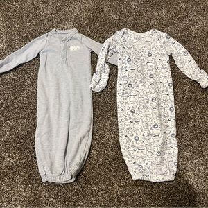 Carters newborn gowns
